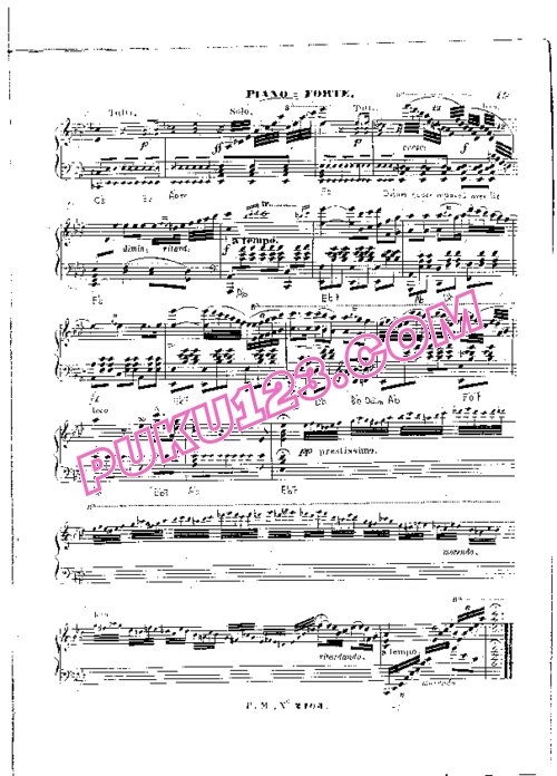 天天钢琴网-免费下载Thalberg - Grand Concerto in f-Minor Op.5 - Solo Piano