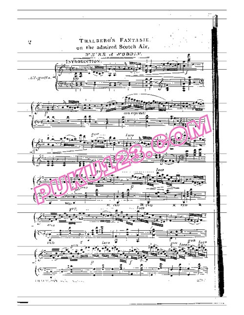 天天钢琴网-免费下载Thalberg - Fantaisie Brillante on a Scotch Air Op.2