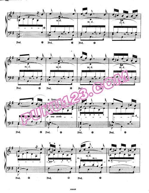 天天钢琴网-免费下载Thalberg_op.70_No.10_Schubert_Der-Müller-und-der-Bach