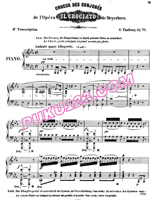 天天钢琴网-免费下载Thalberg_op.70_No.8_Meyerbeer_Il-Crociato