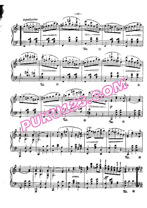 天天钢琴网-免费下载Thalberg - Valse Melodique Op.62