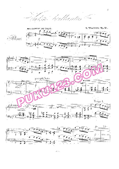 天天钢琴网-免费下载Thalberg - Valses Brillantes Op.47