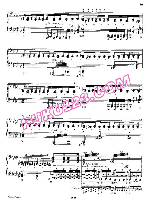 天天钢琴网-免费下载Liszt - Verdi - Miserere (extrait de Il Trovatore) 李斯特改编钢琴独奏版