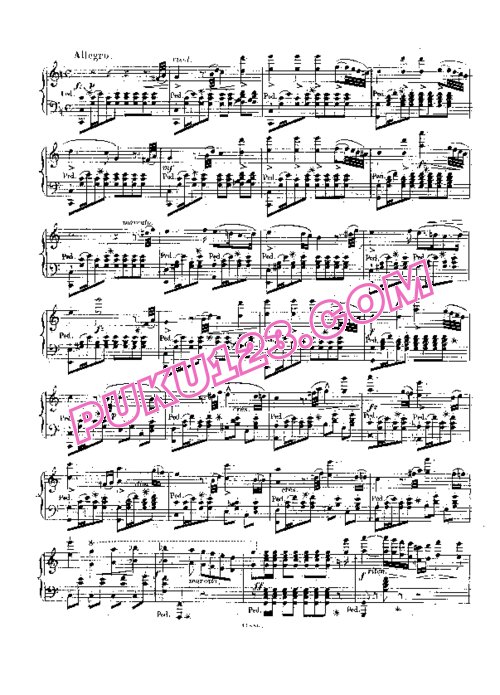 天天钢琴网-免费下载Verdi - Beyer, F - Bouquet de Melodies - La Traviata 贝厄改编钢琴独奏版