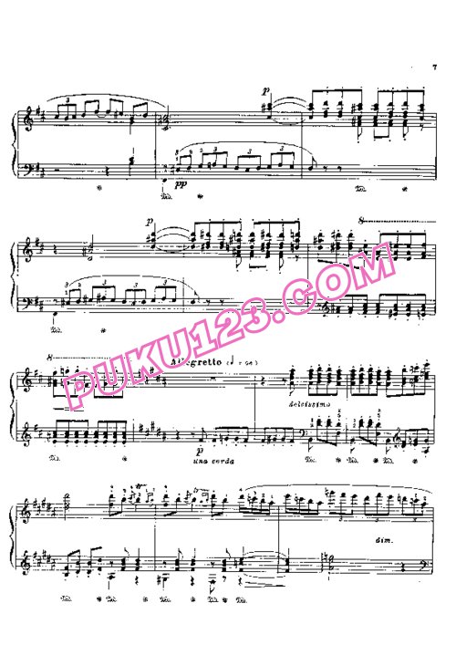 天天钢琴网-免费下载Liszt - Paraphrasen on Aida by Verdi 李斯特改编钢琴独奏版
