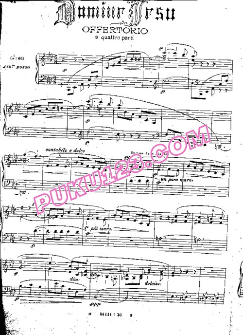 天天钢琴网-免费下载Verdi - Saladino - Requiem - Solo Piano (1874) 萨拉丁诺改编钢琴独奏版(1874年版)