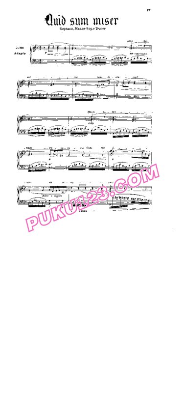 天天钢琴网-免费下载Verdi - Saladino - Requiem - Solo Piano (1875) 萨拉丁诺改编钢琴独奏版(1875年版)