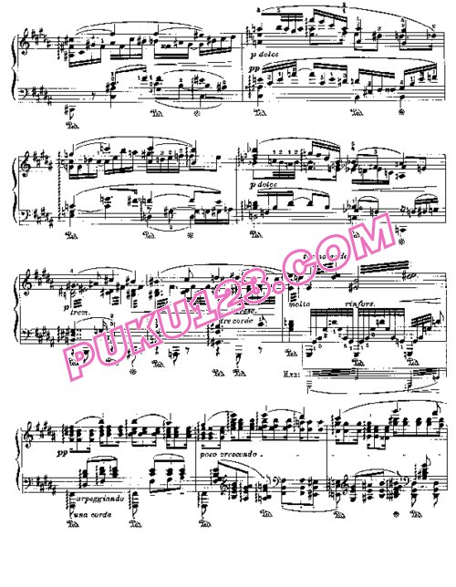 天天钢琴网-免费下载Liebestod - Tristan und Isolde (Wagner) 李斯特改编