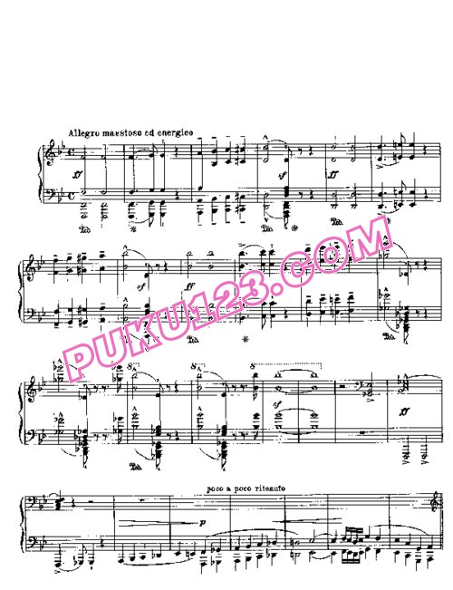 天天钢琴网-免费下载Liszt - Wagner - Fantasy on Themes from Rienzi (Wagner-Liszt) 李斯特改编