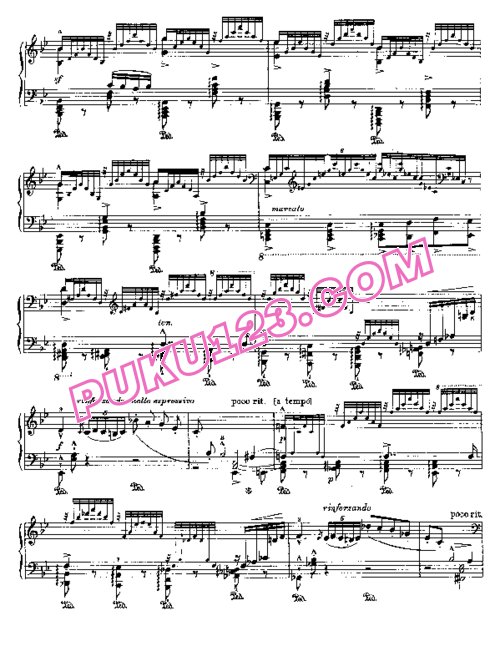 天天钢琴网-免费下载Liszt - Wagner - Fantasy on Themes from Rienzi (Wagner-Liszt) 李斯特改编