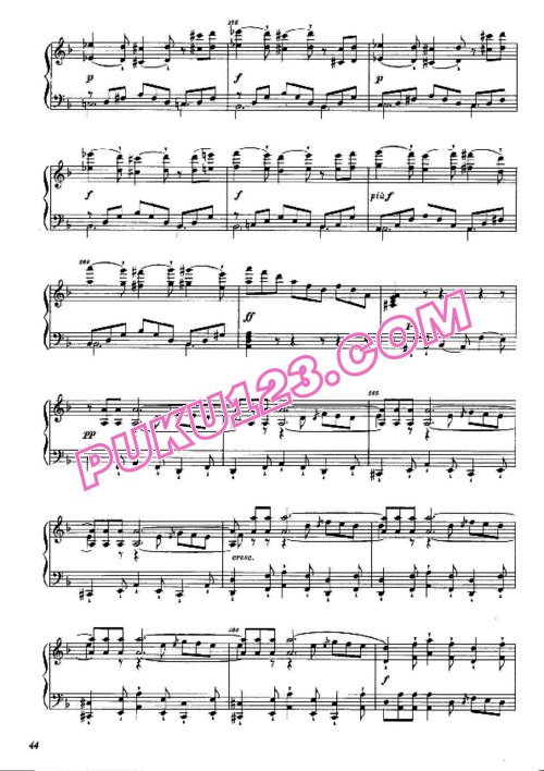 天天钢琴网-免费下载Wagner - Fantasia in F-sharp Minor Op.3
