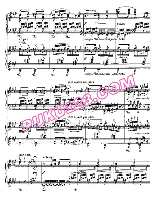 天天钢琴网-免费下载Liszt - Wagner - Spinning Chorus 李斯特改编钢琴独奏版