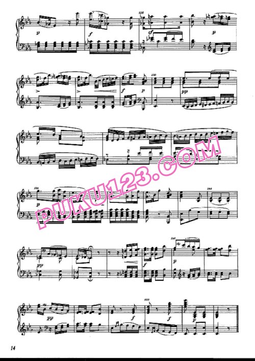 天天钢琴网-免费下载Wagner - Piano Sonata in B-flat Major (1831)