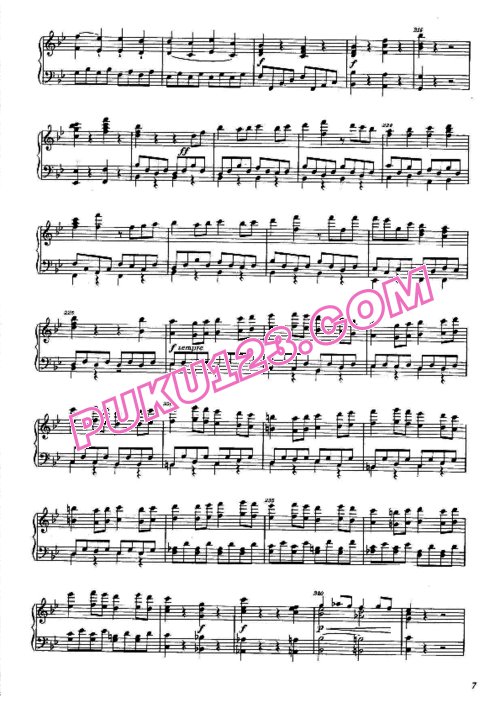 天天钢琴网-免费下载Wagner - Piano Sonata in B-flat Major (1831)