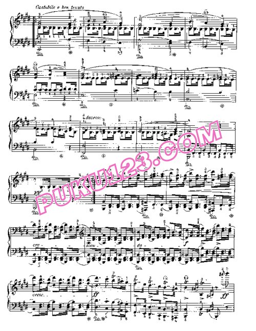天天钢琴网-免费下载Weber - Polacca Brilliante op 72
