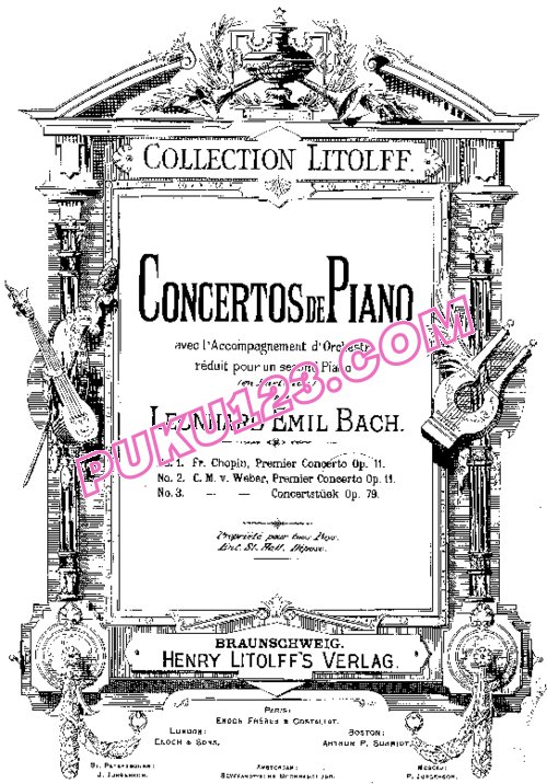 天天钢琴网-免费下载Weber - Piano Concerto No.1 Op.11 - 2 Piano
