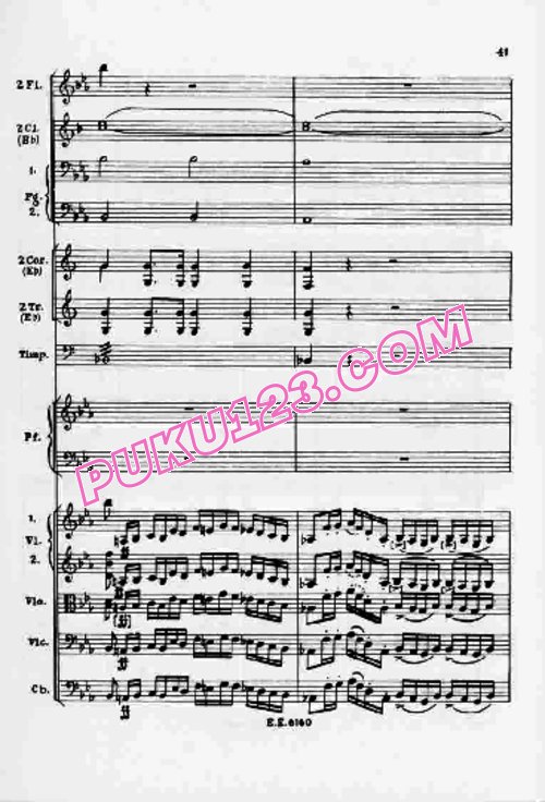 天天钢琴网-免费下载Weber - Piano Concerto No.2 in E-flat Major Op.32 - Full Score