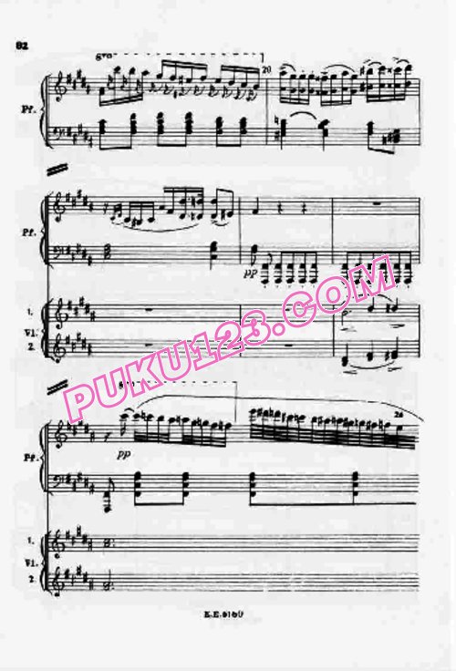 天天钢琴网-免费下载Weber - Piano Concerto No.2 in E-flat Major Op.32 - Full Score