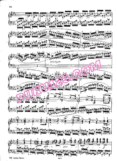 天天钢琴网-免费下载Weber - Piano Concerto No.2 in E-flat Major Op.32 - Solo Piano