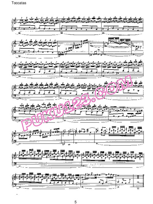 天天钢琴网-免费下载Pachelbel - 15 Toccatas