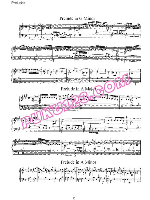 天天钢琴网-免费下载Pachelbel - 7 Preludes