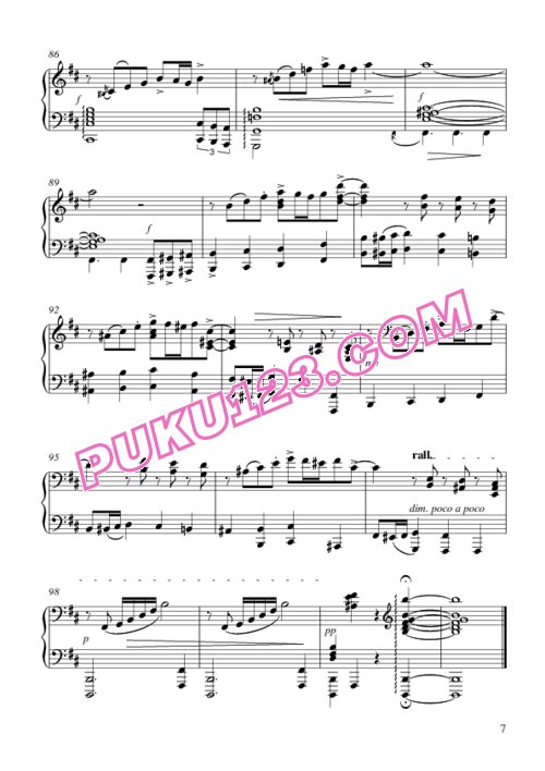 天天钢琴网-免费下载Piazzolla - Estaciones Portenas - Solo Piano