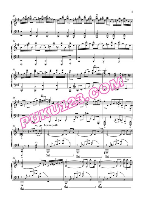 天天钢琴网-免费下载Piazzolla - Varelas - Fantasy on Adios Nonino 瓦勒拉斯改编幻想曲