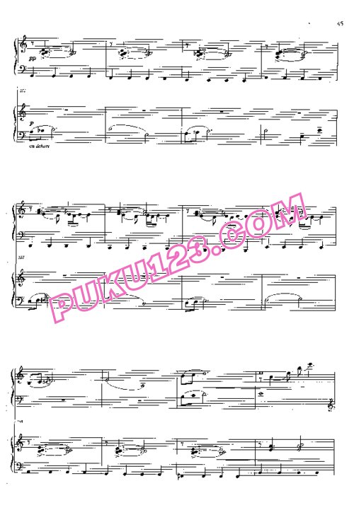 天天钢琴网-免费下载Piazzolla - Le Grand Tango - 2 Pianos 山本京子改编双钢琴版