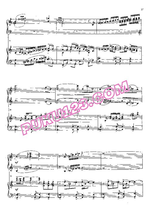 天天钢琴网-免费下载Piazzolla - Le Grand Tango - 2 Pianos 山本京子改编双钢琴版