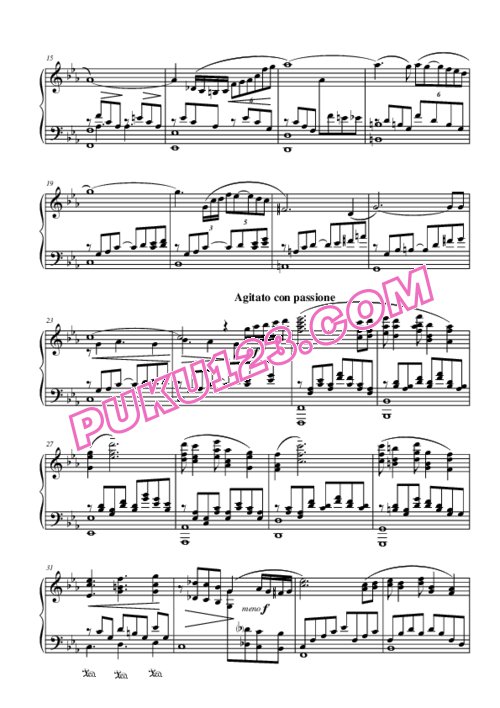 天天钢琴网-免费下载Piazzolla - Tango, Oblivion 钢琴独奏版