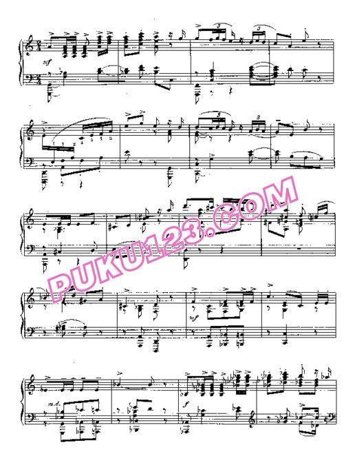 天天钢琴网-免费下载Poulenc - Les 15 Improvisations