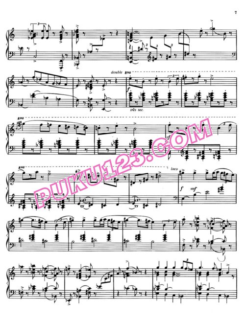 天天钢琴网-免费下载Poulenc - Three Novelettes
