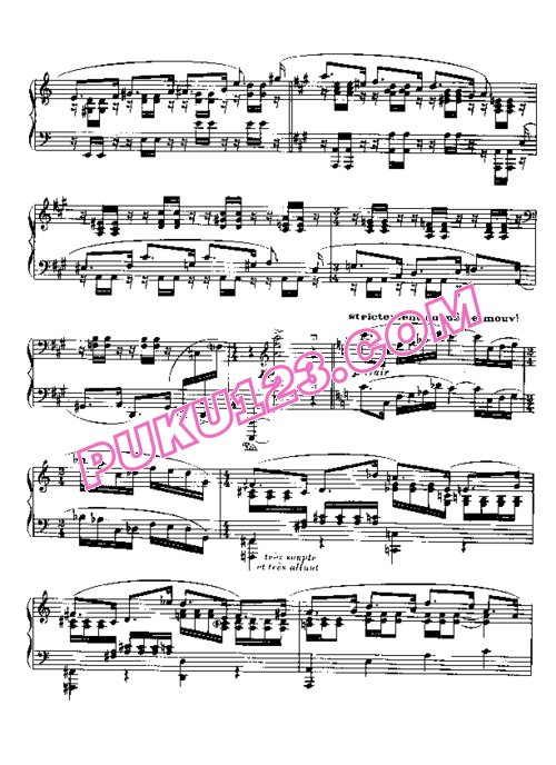 天天钢琴网-免费下载Poulenc - 8 Nocturnes