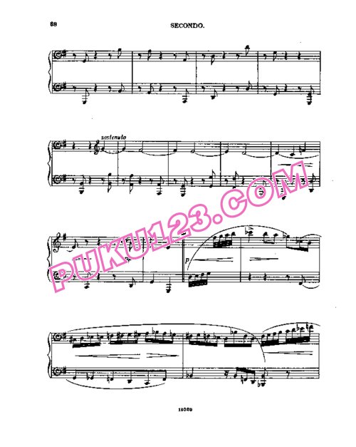 天天钢琴网-免费下载Elgar - Enigma Variations Op.36 - 4 Hands
