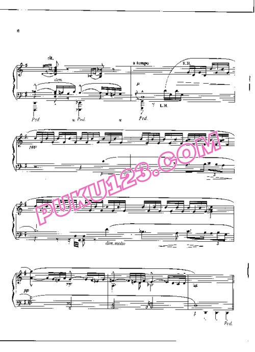 天天钢琴网-免费下载Elgar - In Smyrna