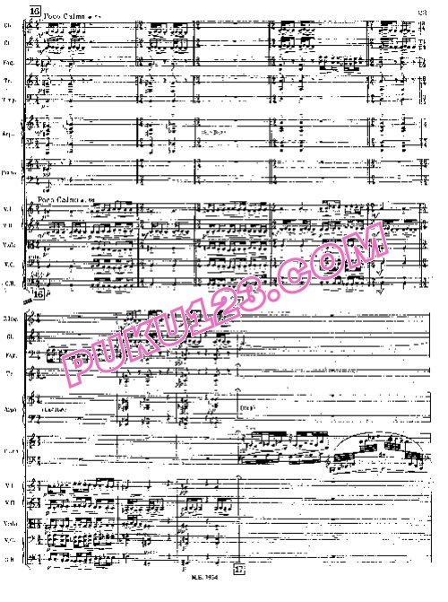 天天钢琴网-免费下载Falla - Nuits dans les Jardins d Espagne - Full Score