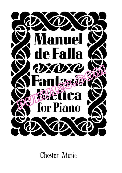 天天钢琴网-免费下载Falla - Fantasia Baetica