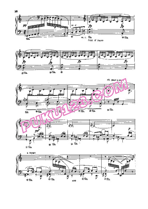 天天钢琴网-免费下载Falla - Hommage a Debussy - solo piano 钢琴独奏版