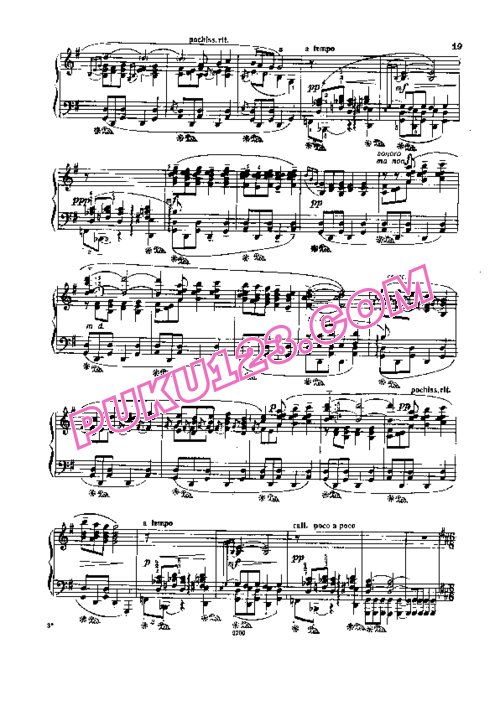 天天钢琴网-免费下载Falla - 3 Pieces from El Amor Brujo - Solo Piano