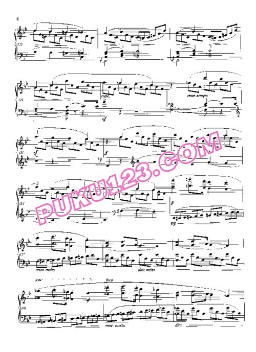 天天钢琴网-免费下载Falla - Allegro de Concierto