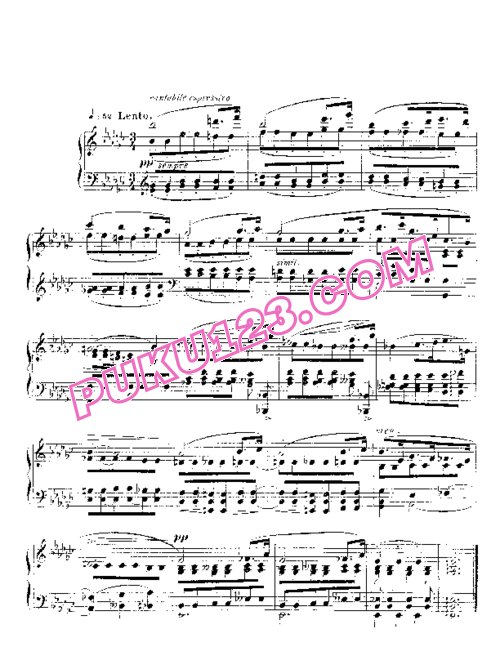天天钢琴网-免费下载Nocturne No. 1 in E-flat minor, Op. 33 No. 1
