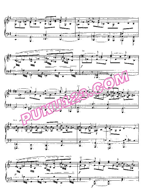 天天钢琴网-免费下载Nocturne No. 12 in E minor Op.107