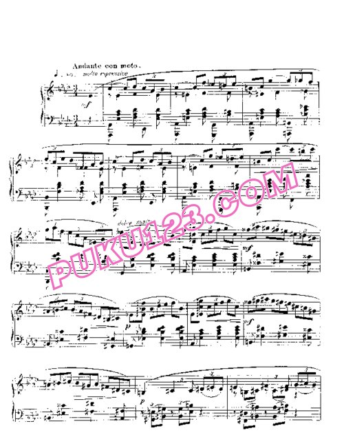 天天钢琴网-免费下载Nocturne No. 3 in A-flat, Op. 33 No. 3