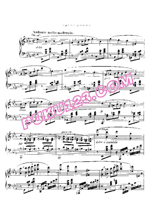 天天钢琴网-免费下载Nocturne No. 4 in E-flat, Op. 36