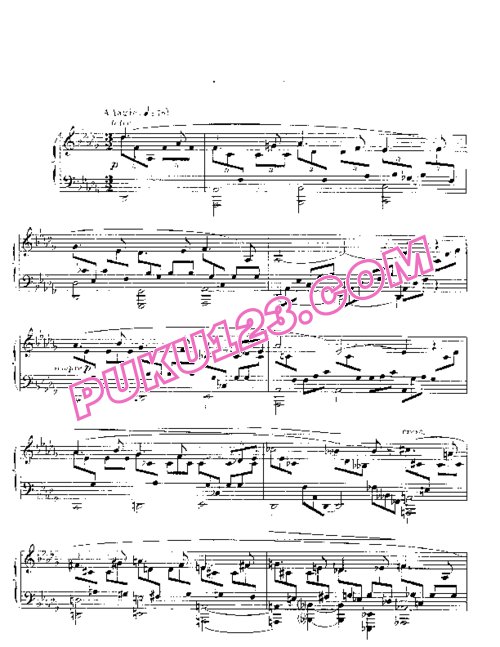 天天钢琴网-免费下载Nocturne No. 6 in D-flat, Op.63