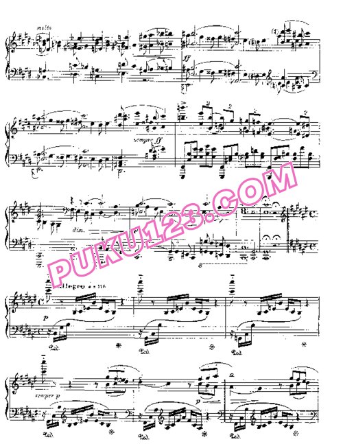 天天钢琴网-免费下载Nocturne No. 7 in C sharp minor, Op. 74