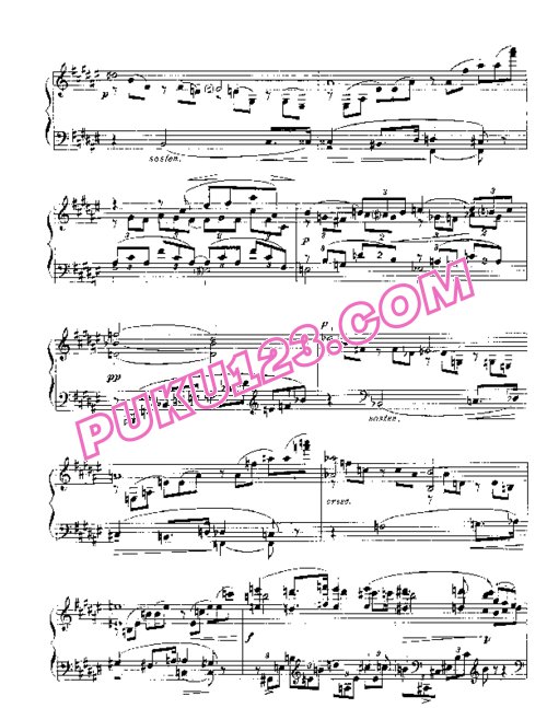天天钢琴网-免费下载Nocturne No. 7 in C sharp minor, Op. 74