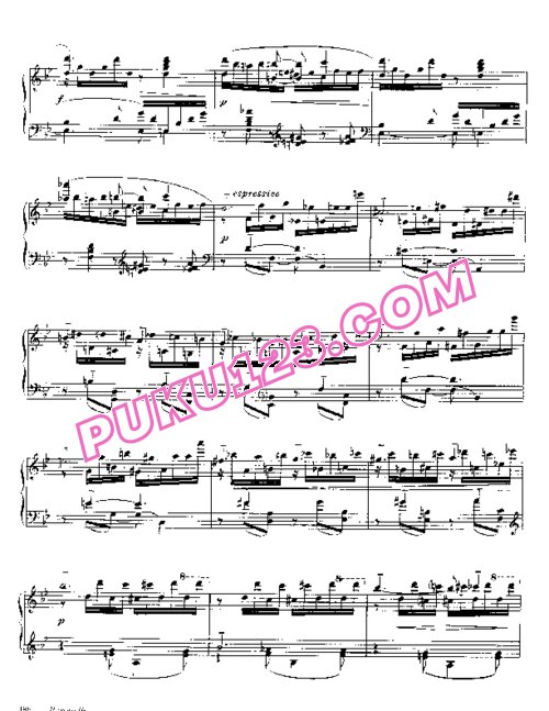 天天钢琴网-免费下载Barcarolle No. 11 in G minor, Op.105