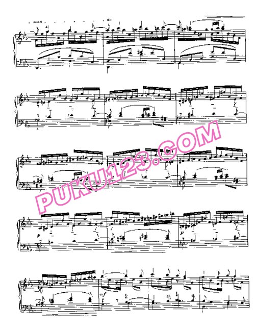 天天钢琴网-免费下载Barcarolle No. 12 in E-flat Op.106 bis