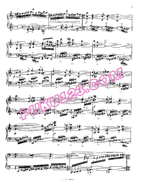 天天钢琴网-免费下载Barcarolle No. 13 in C, Op.116